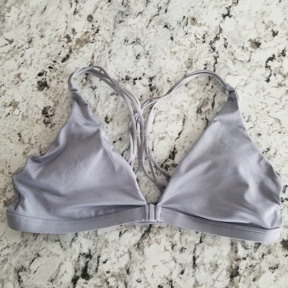 EUC VS Front-closure Gray Sports Bra sz L